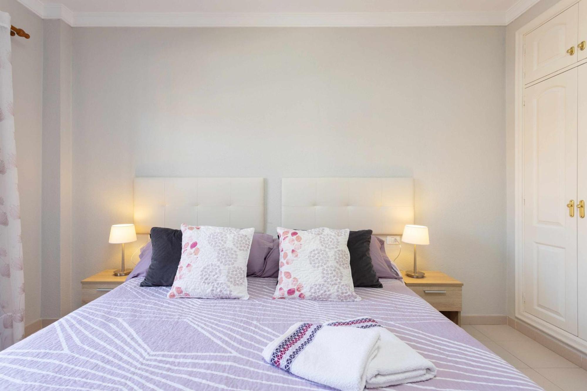 코스타델실렌시오 Agradable Piso Con Piscina & Playa Terraza Y Wifi 아파트 외부 사진